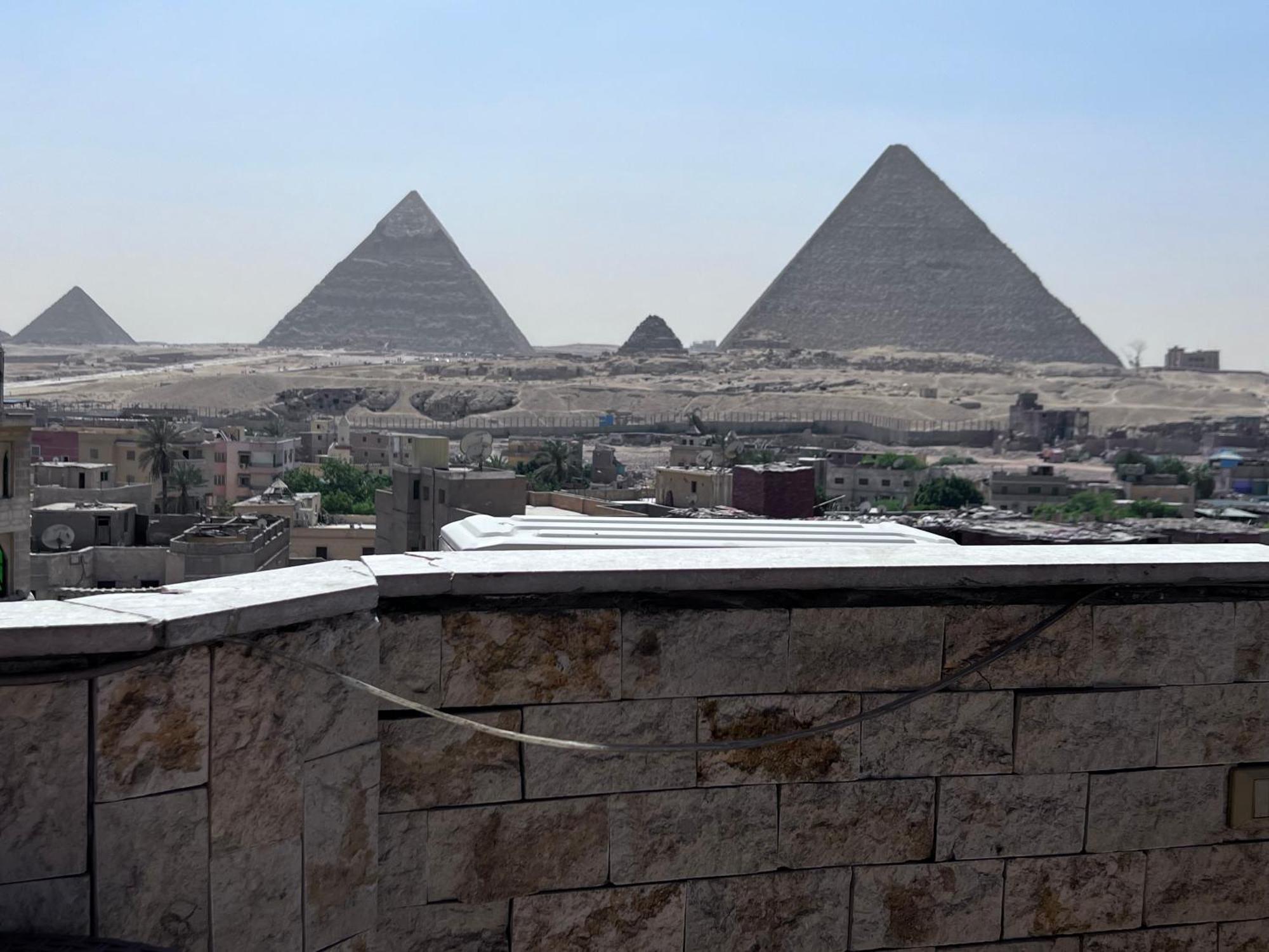 Imhotep Pyramids View Inn Kafrat al Jabal Ngoại thất bức ảnh